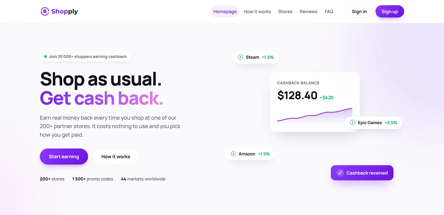 Shopply site preview